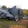 Danos causados polo tornado en Castrelo
