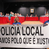 Protesta da Policía Local no pleno de setembro