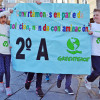 Nenos do Froebel en asociación con Greenpeace contra o cambio climático
