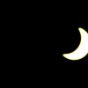Eclipse de sol desde a Praza da Ferrería