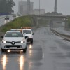 Corte parcial en la autovía de Marín-Pontevedra con motivo del temporal