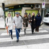Recorrido a ciegas de la ONCE por la ciudad por el Día Internacional de las Personas con Discapacidad