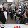 Protesta ante a Xunta de Galicia dos funcionarios de Xustiza