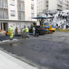 Acondicionamento dun espazo de aparcamento na rúa Grecia