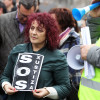 Protesta ante a Xunta de Galicia dos funcionarios de Xustiza
