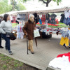 Mercadillo ambulante de los sábados en Campolongo