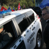 Concentración dos funcionarios de prisións ante o cárcere da Lama