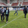 Acto de sinatura do acordo entre Font Vella e o Pontevedra CF