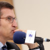 Alberto Núñez Feijóo, na entrevista en PontevedraViva Radio