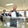 Gente votando en Pontevedra en las elecciones gallegas del 25-S