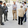 Antón Louro visita las obras de mejora de la avenida de Lugo