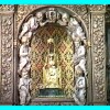 Romería con la presencia de la imagen de la Virgen Peregrina en el santuario de Torreciudad en 1984
