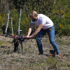 Plantación de 10.000 árbores mediante drons en montes de Borela
