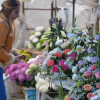 Mercado de flores na praza da Ferrería 2015