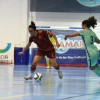 Partido entre as seleccións femininas de España e Portugal de fútbol sala na Seca