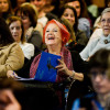 Rosa María Calaf entre o público no encontro de 'As mulleres que opinan son perigosas' 2023