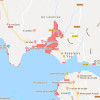 Zonas inundables de la parroquia de Ponte Sampaio, en Pontevedra, y Paredes, en Vilaboa
