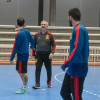 Entrenamiento de la Selección Española de Fútbol Sala en Pontevedra