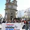 Manifestación de alumnos de Secundaria contra a LOMCE