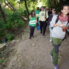 Voluntariado europeo planta saúcos en la ribera del río Gafos