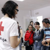 Membros da Asociación Down Xuntos visitan Cruz Vermella con motivo do seu 150 aniversario