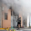 Incendio en un garaje de la calle Santa Teresa de Jesús Jornet