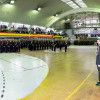 Xura de bandeira na Escola Naval de Marín