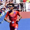 Gómez Noya, en el Campeonato del Mundo de Triatlón de Larga Distancia en Pontevedra