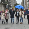 Paseo electoral de Ana Pastor e María Ramallo en Pontevedra