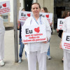 Protesta sindical contra o peche de camas nos Hospitais de Pontevedra e do Salnés
