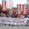 Manifestación de UXT e Comisións Obreiras no Primeiro de Maio