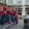 Presentación del Pontevedra CF en la Praza da Ferrería