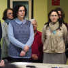Iria Quiñones, Ivana Lima y Marta Paz, defensoras dos miguelianos