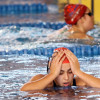 Águeda Cons, en la primeira jornada del Campeonato Gallego de Natación en piscina corta