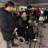Acción 'Baixo o mesmo paraugas' polo Día Internacional das Persoas con Discapacidade