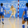 Sandra Buzón no partido de liga entre Poio Pescamar e Futsal Alcantarilla na Seca