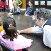 Niños de Anedia con el alcalde de Pontevedra