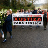 Concentración en Barro polo segundo aniversario da morte de Jéssica Méndez