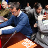Anabel Gulías (BNG) y Yoya Blanco (PSOE) conversan antes del pleno