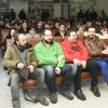 Asamblea de trabajadores del comercio de la alimentación en el edificio sindical de Pontevedra