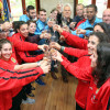 Recepción municipal al Poio Pescamar tras ganar la Copa Xunta