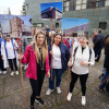Participantes da andaina saudable polo Día Mundial da Actividade Física