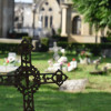 Visita ao cemiterio no Día de Todos os Santos