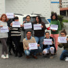 Trabajadoras de la Fundación Amigos de Galicia conmemoran el 8 de marzo