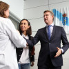 Visita de Feijóo ao novo centro de saúde de Marín
