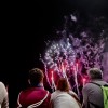 Tirada de fogos artificiais nas Festas de Santiaguiño do Burgo 2017