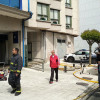 Incendio en un garaje en la calle Jaime Janer de Marín