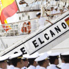 Chegada do Juan Sebastián de Elcano a Marín
