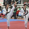Competición de pumses do XVI Open Internacional de taekwondo Cidade de Pontevedra