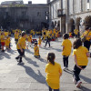 Un cento de rapaces participaron na actividade 'Á procura do tesouro' polo centro histórico de Pontevedra